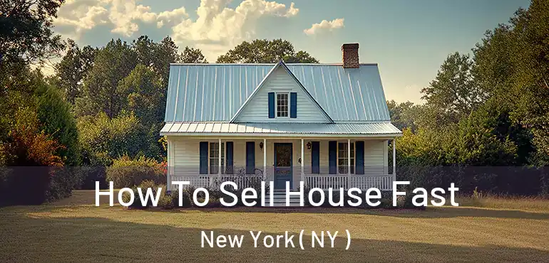  How To Sell House Fast New York ( NY )